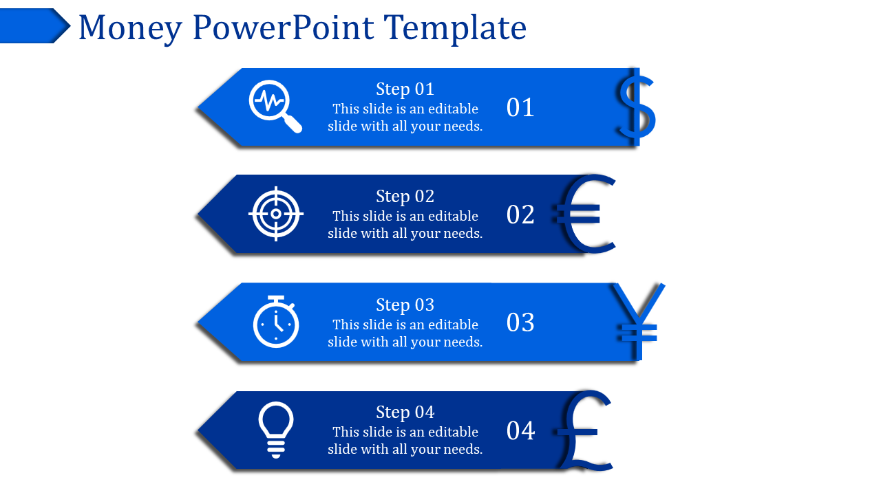 money powerpoint template-Money Powerpoint Template-Blue